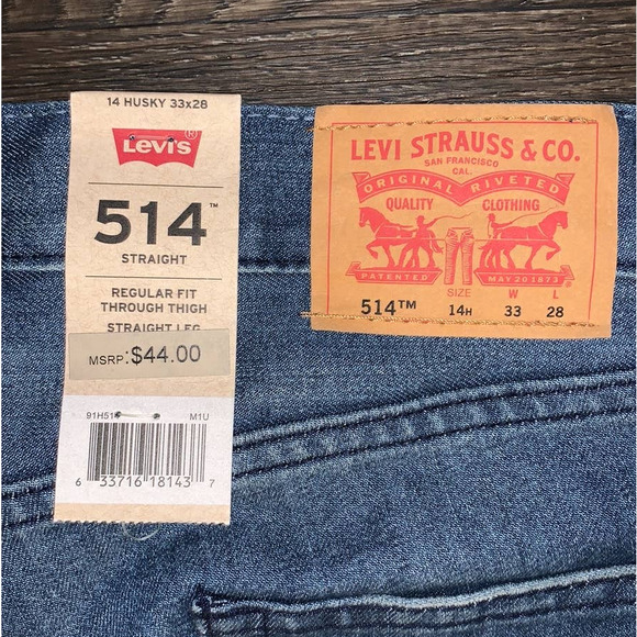 Levi's 514 Jeans For Boys - Picture 2 of 5